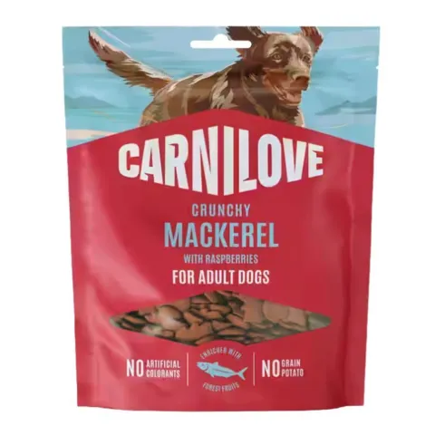 Carnilove Crunchy Snack, Mackerel with Raspberries | 200g