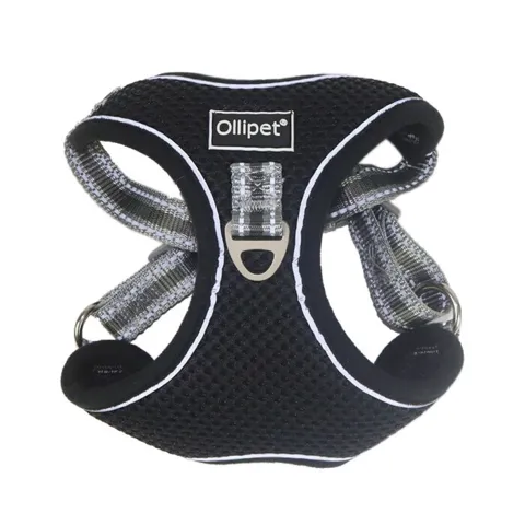 Ollipet Doumm Air mesh Step-In sele / Sort med reflex