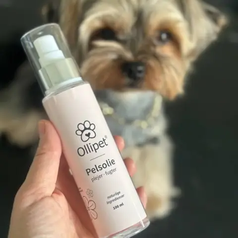 Ollipet Pelsolie | 100ml er perfekt til at holde din hunds pels blød og glansfuld