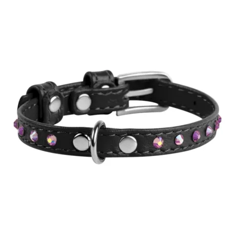 WauDog Glamour Halsbånd m. Sten | OUTLET