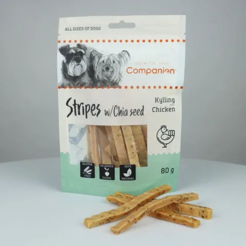 Companion Stripes With Chia seed