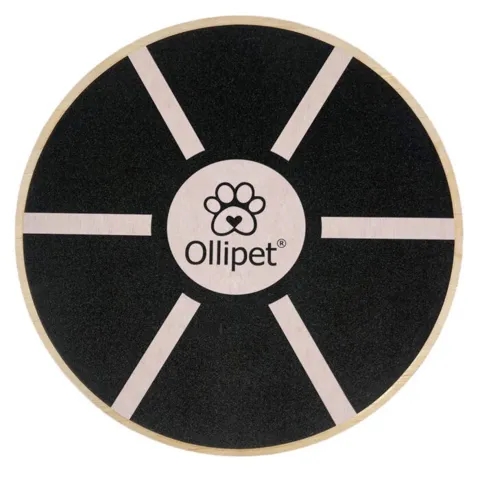 Ollipet DogFit Wood | Rundt Balancebræt