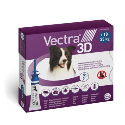 Vectra 3D Hund, 3 pipetter