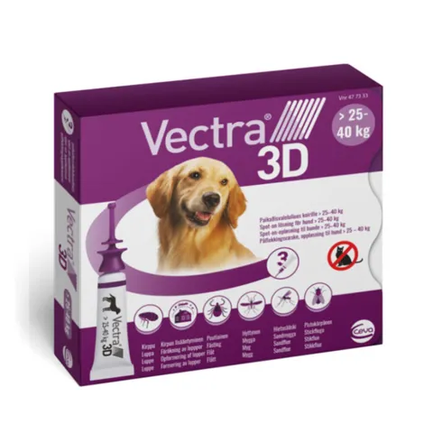 Vectra 3D Hund, 3 pipetter