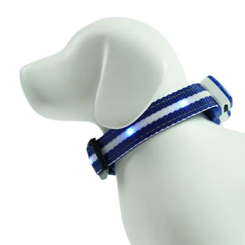 LED-hundehalsbånd | Genopladelig