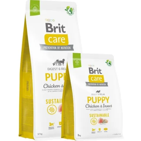 Brit Care Dog Sustainable Puppy, Chicken & Insect | Tørfoder