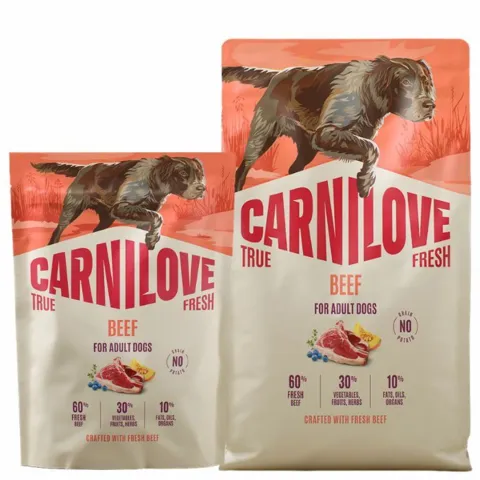 Carnilove True Fresh Beef hundefoder med frisk oksekød