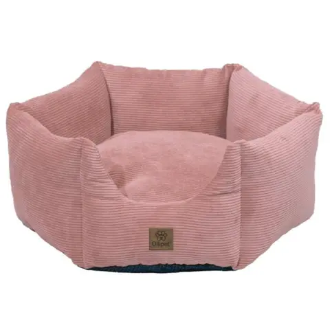 Ollipet Nordic Star Hundekurv | Gammelrose 60x60 cm