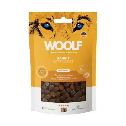 WOOLF Semi Moist Godbidder, Kanin | 100g