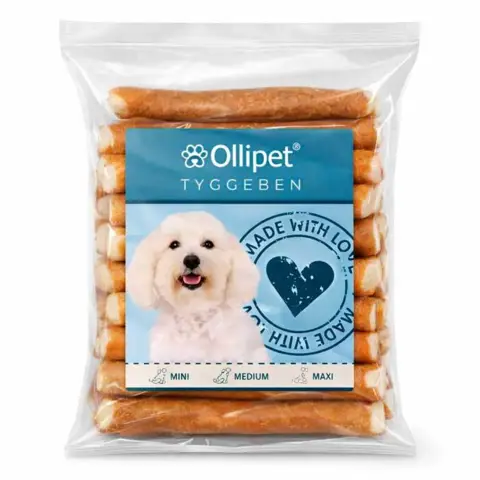 Ollipet Duck Roll Tyggeben | 400g