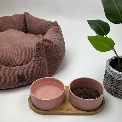 Pakketilbud | Ollipet Alba Dobbelt Skålesæt
