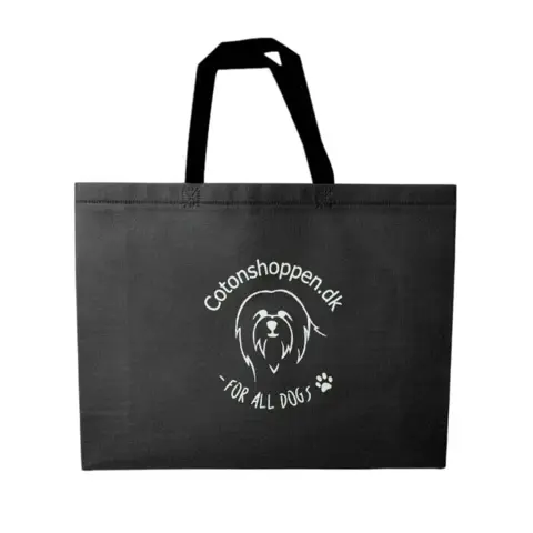 Cotonshoppens Shoppingbag i sort