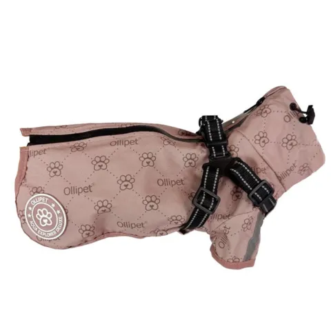 Ollipet Aqua Explorer De Luxe  Regnjakke | Med Sele