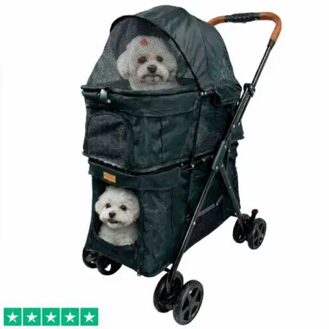 Ollipet Torino Twin klapvogn hunde og katte