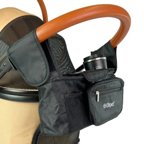 Ollipet tasken er let at montere og passer på de fleste hundeklapvogne