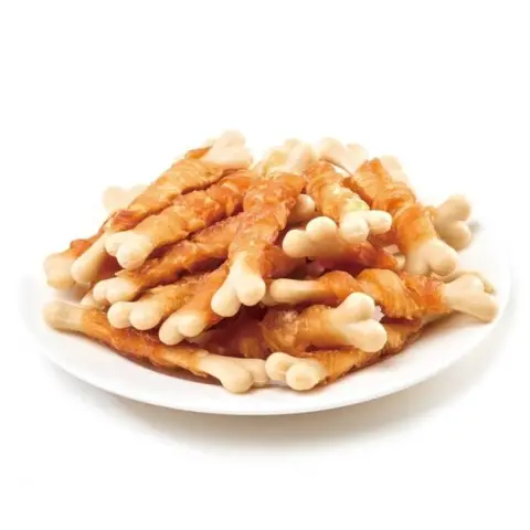 Wanpy Chicken Jerky & Calcium Bone Twists | 100g