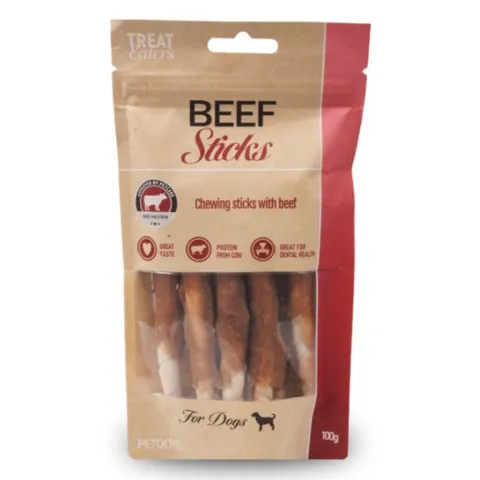 Hundesnacks med smag af okse
