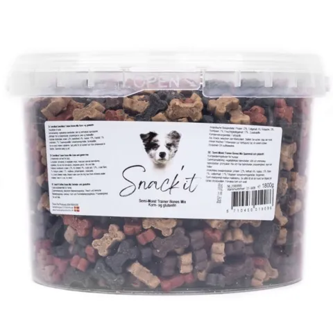 Snack'it Semi-Moist Godbidder Storkøb | 1,8kg