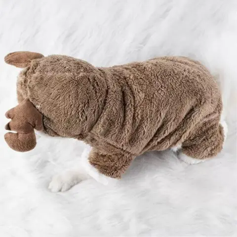 Ollipet Rensdyr dragten er blød og komfortabel for din hund