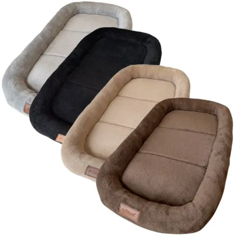 Ollipet hundemadras i Wellnessfleece - fås i 4 stilrene farver