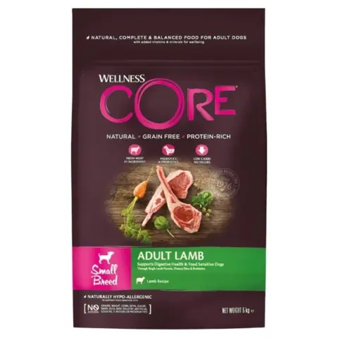 Wellness Core tørfoder til hunde med lam