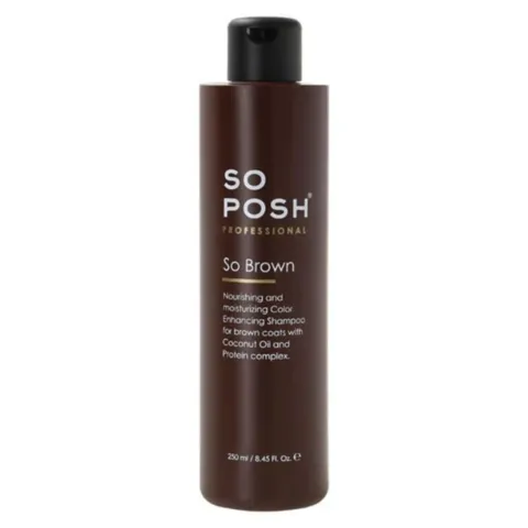 Skånsom og plejende hundeshampoo til brun pels – uden parabener eller silikone