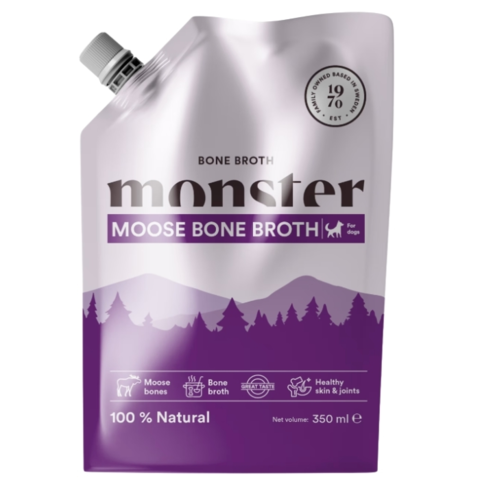 Bone Broth med elg er ideelt til kræsne hunde