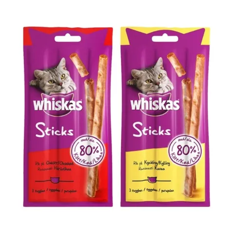 Whiskas Kattesticks | 3 stk. | OUTLET