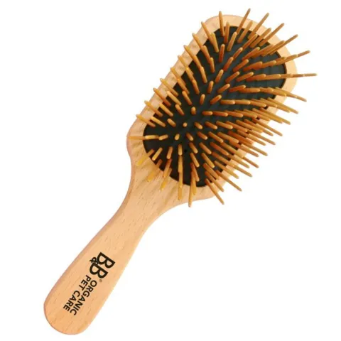 B&B Premium Wood Pin Brush 2,5 cm hundebørste med træpinde