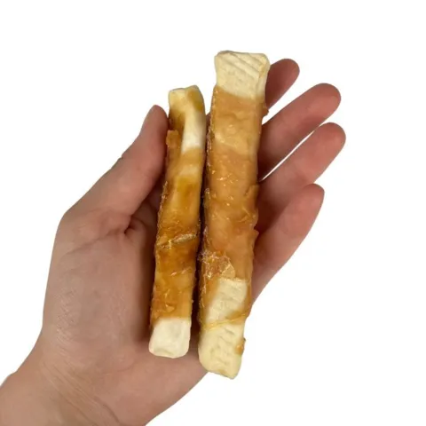 Faunakram Expanded Rolls med kyllingewrap 350g som lækker hundesnack til tyggeglade hunde.
