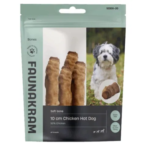 Faunakram Chicken Hot Dog | 10 cm | 170g