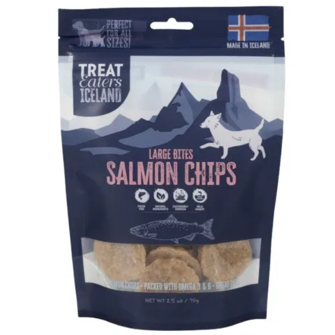 Treateaters Iceland Large Bites Salmon Chips | 70g