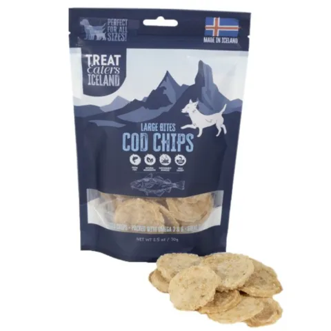 Treateaters Iceland Large Bites Cod Chips | 70g