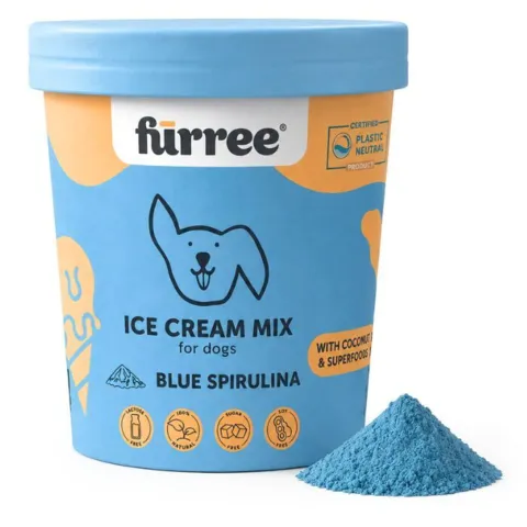 FÜRREE Icecream hundeis med blå spirulina