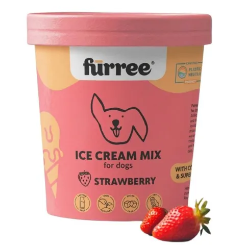 FÜRREE Icecream hundeis med jordbær