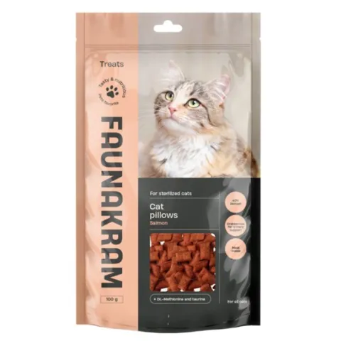 Faunakram Cat Pillows with Salmon | 100g