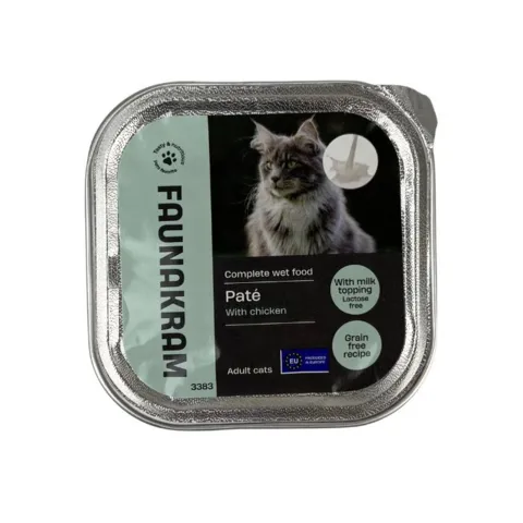 Faunakram Cat Paté with Chicken Milk Topping |100g