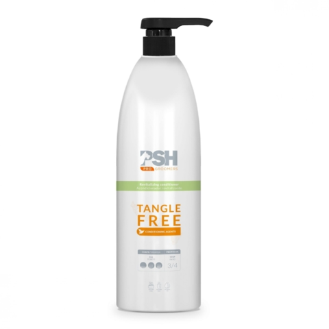 PSH Tangle Free Conditioner 1000ml til plejende pelspleje og lettere udredning