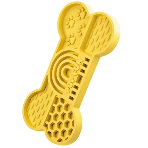 Pup Fun Spiselig slikkeplade | Peanut 3stk.