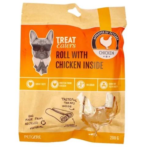 Treateaters Roll With Chicken Inside | 200g