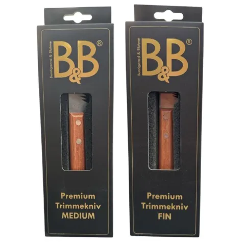 B&B Premium Trimmekniv | Fin eller Medium