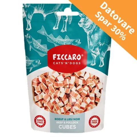 Ficcaro Beef & Pollock Cubes