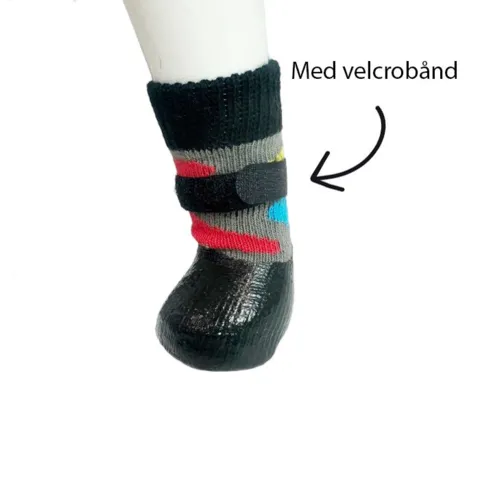 Ollipet Vandtætte Hundestrømper/støvler 4 stk med velcrobånd