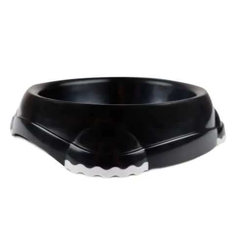 Moderna Smarty Bowl madskål | Med lav kant I Sort