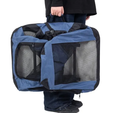 En transporttaske som denne kan nemt foldes sammen og ud igen