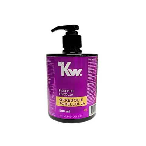 KW Ørredolie | Farveløs fiskeolie 500 ml