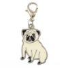 Hundecharms m. hunderacer - Mops