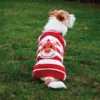 Stribet Julesweater med Rudolf