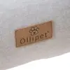 Ollipets stilfulde hundesæde i lækkert design med læderlogo.
