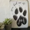 Metalskilt | You had me at WOOF er den perfekte gave til hundeejeren